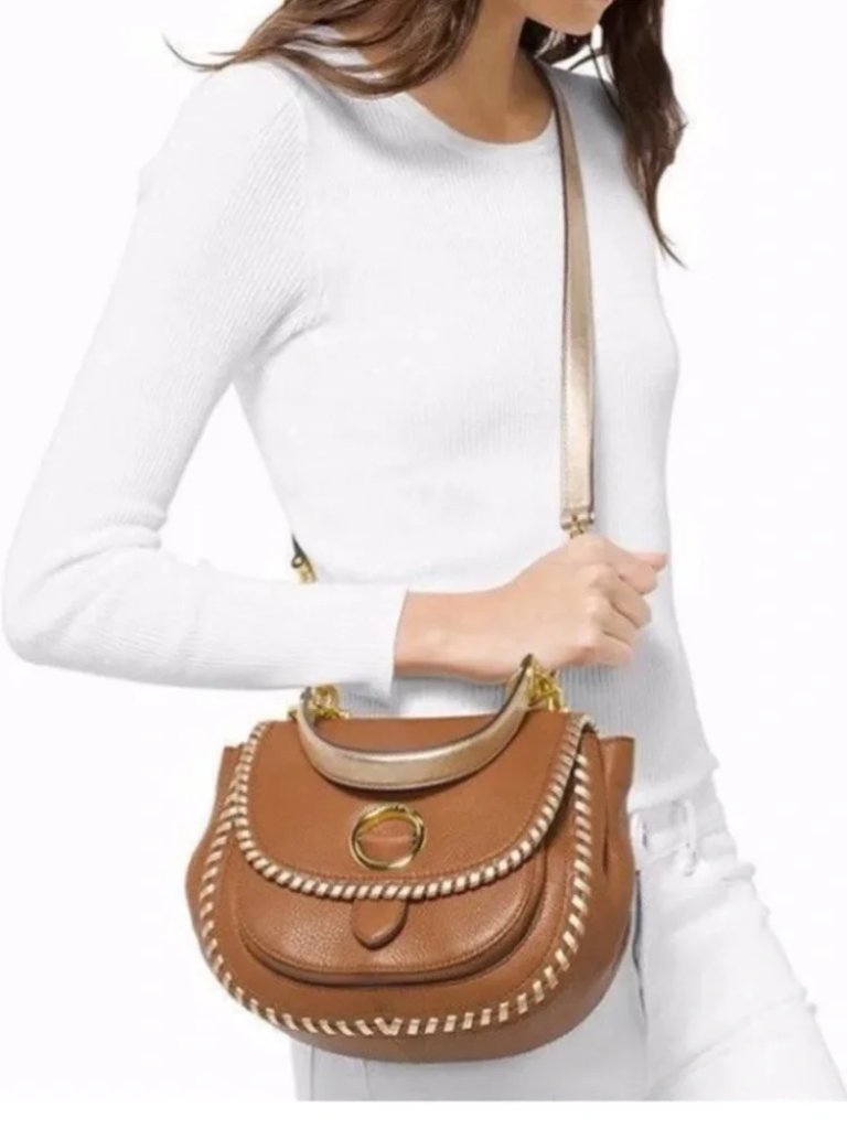 Michael Kors Leather Top Handle & Crossbody Bag Nwt Dust Bag Included
